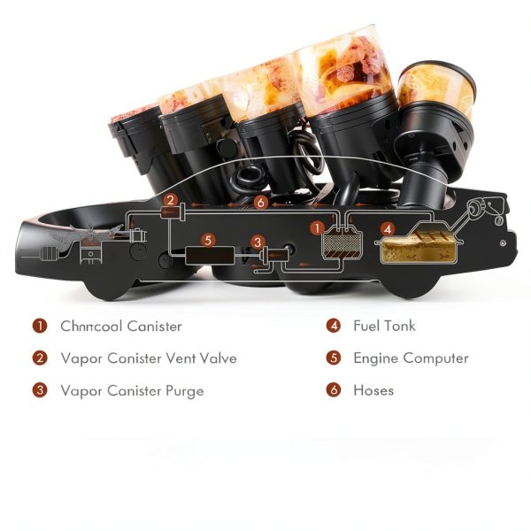 A-Premium Vapor Canister Vent Solenoid for Ford Mustang-5
