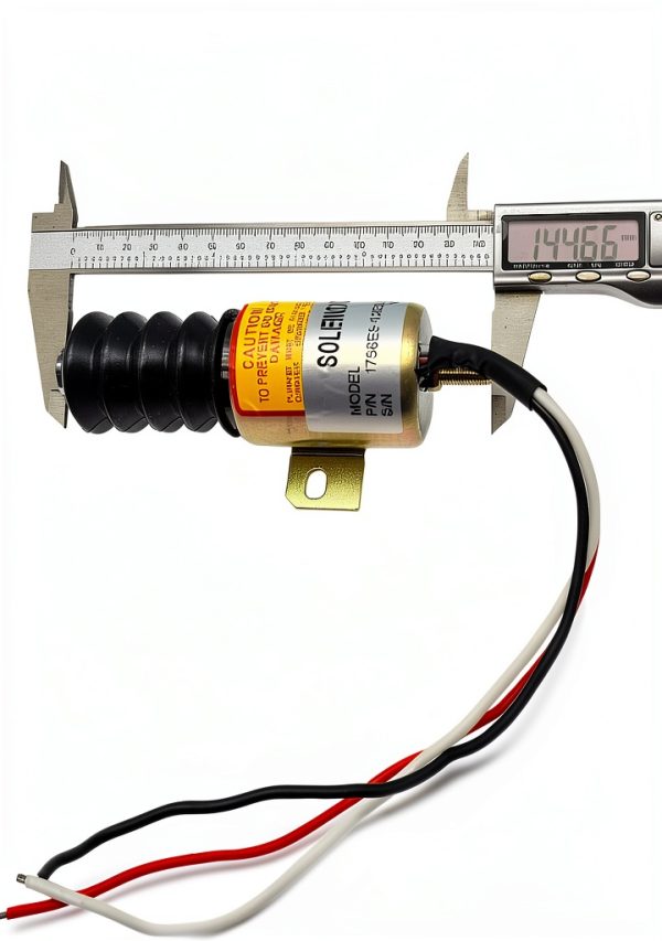 Kridets 12V Idle Control Solenoid for Hyundai Excavator-1