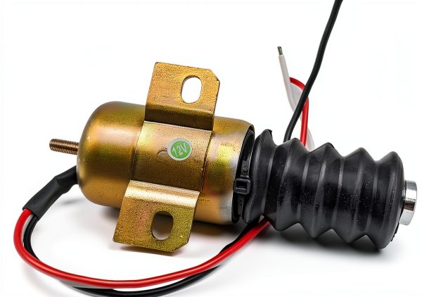 Kridets 12V Idle Control Solenoid for Hyundai Excavator-7