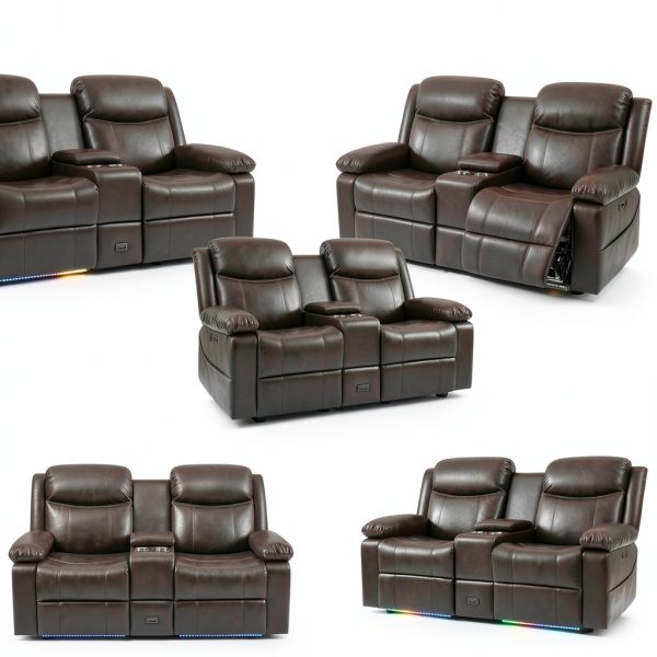 LURVIA Loveseat Recliner Sofa Modern Design-7