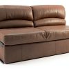 RecPro Sleeper Sofa 68" Gunmetal Mahogany Frame with Foam Cushions-1