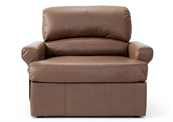 RecPro Sleeper Sofa 68" Gunmetal Mahogany Frame with Foam Cushions-4