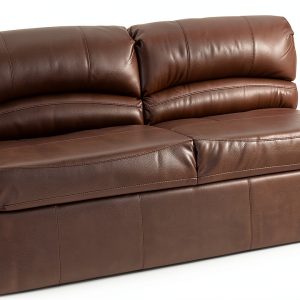RecPro Loveseat Recliner Sofa 72 Inch Chestnut Faux Leather-0