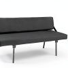 RecPro Sofa Bed Wall Mount Fossil Fabric Queen Mattress-1