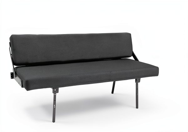 RecPro Sofa Bed Wall Mount Fossil Fabric Queen Mattress-1