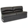 RecPro Loveseat Recliner Sofa 72 Inch Chestnut Faux Leather-4