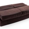 RecPro Loveseat Recliner Sofa 72 Inch Chestnut Faux Leather-3