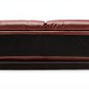 RecPro Loveseat Recliner Sofa 72 Inch Chestnut Faux Leather-7