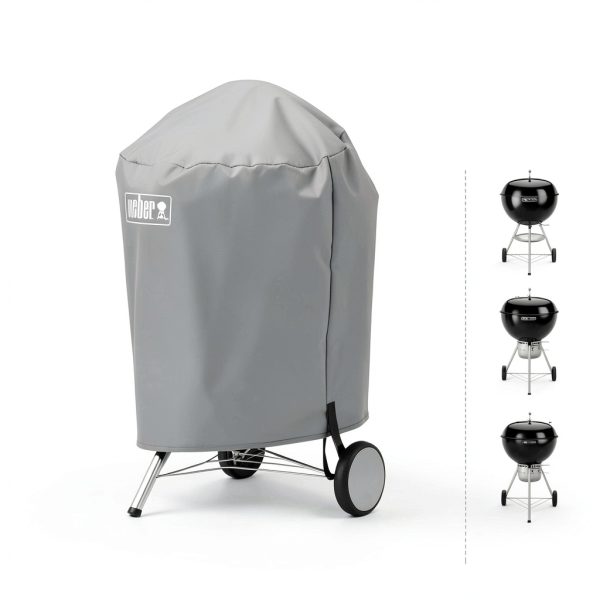 Weber 22 Inch Charcoal Kettle Grill Cover Polyester UV Resistant-2