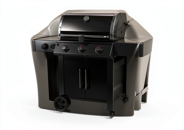 Grill Cover SunPatio 55-70 Inch Heavy Duty Waterproof UV Black-1