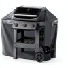 Grill Cover Unicook 55 Inch Heavy Duty Waterproof BBQ Cover Black-2
