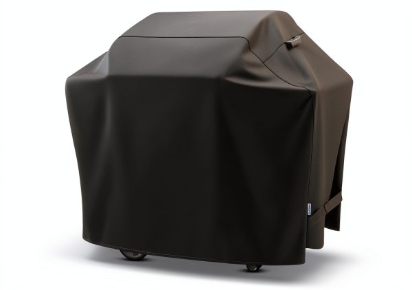 Grill Cover SunPatio 55-70 Inch Heavy Duty Waterproof UV Black-0