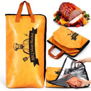 BBQ Blanket for Traeger Smoker Meat Resting - Waterproof, Reusable,-0