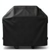 Grill Cover Unicook 55 Inch Heavy Duty Waterproof BBQ Cover Black-7