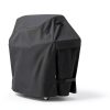 Grill Cover Unicook 55 Inch Heavy Duty Waterproof BBQ Cover Black-4