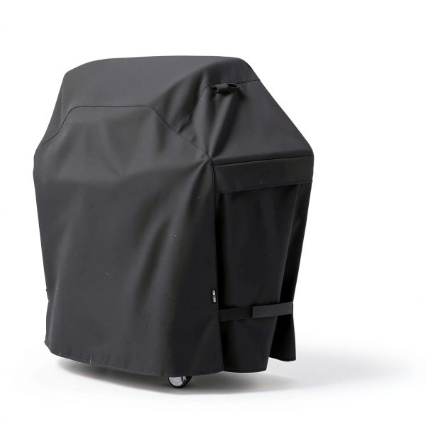 Grill Cover Unicook 55 Inch Heavy Duty Waterproof BBQ Cover Black-4